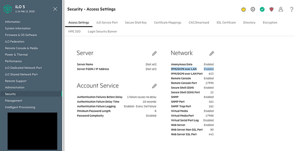 Automate enabling of IPMI over LAN access on HPE iLO